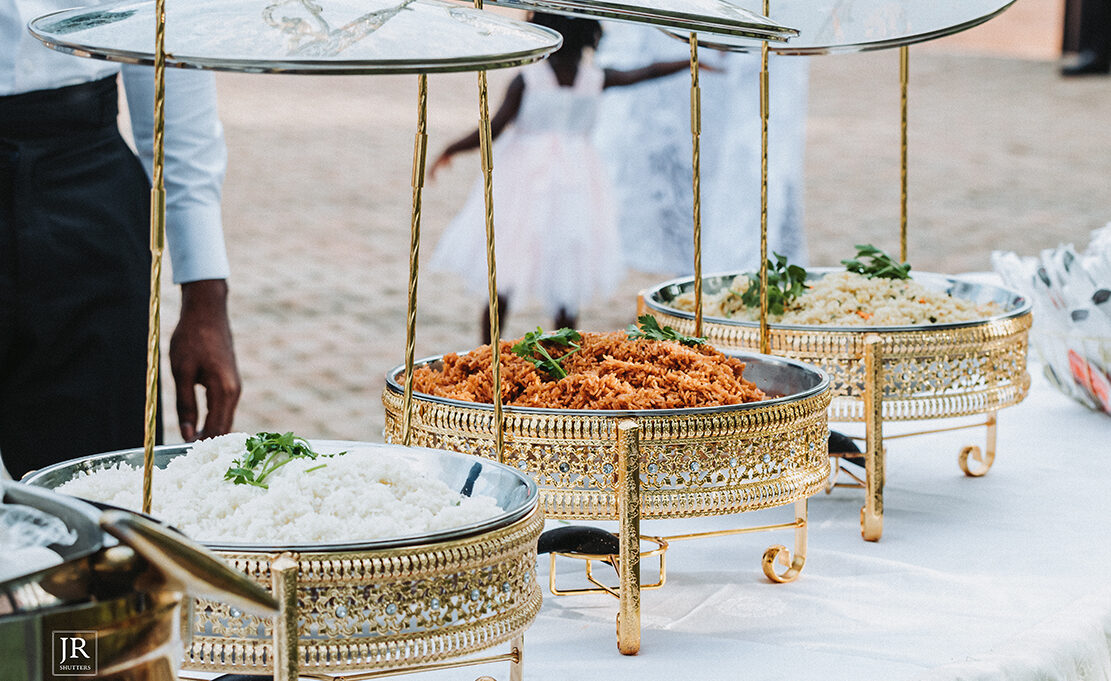 Ghanaian wedding vendor