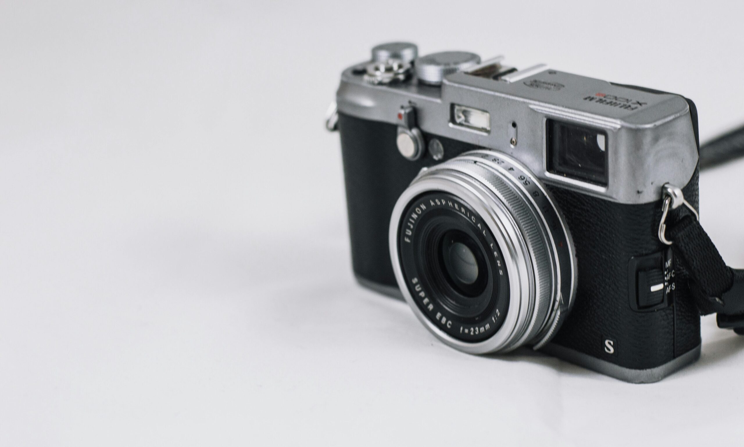 A wedding photographer s camera