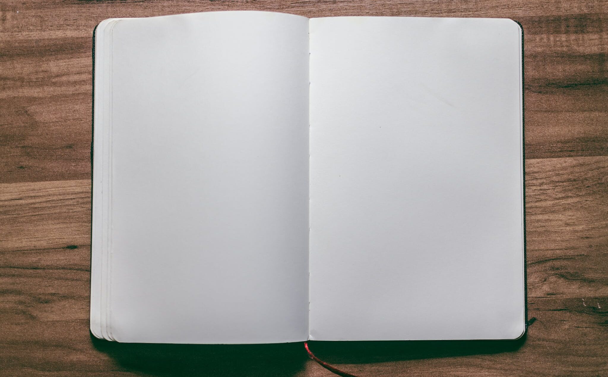 Notebook With Blank Pages raw image